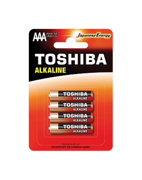 Bateria Toshiba LR03 (AAA) alkalne baterije, 4 kom.