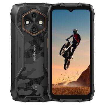 slomart ULEFONE RugKing 4 Pro pametni telefon 6.52" 8/256GB 4G, IP69K, crn