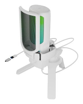 Genesis GENESIS Radium 250 Bijeli mikrofon za igraće konzole, USB