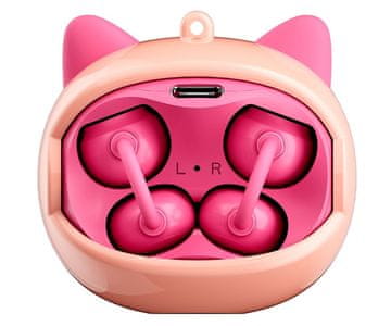 Blackview AIRBUDS K1 slušalice, bežične, dječje, BT 6.0, IPX4, roze
