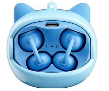 Blackview AIRBUDS K1 slušalice, bežične, dječje, BT 6.0, IPX4, plave