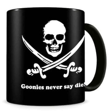 Northix Šalica za kavu Goonies Never Say Die, keramička šalica od 290 ml