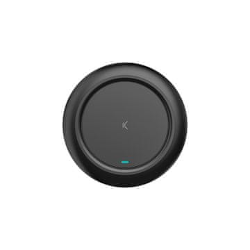 Ksix bežični brzi punjač, 15W, USB-C na USB-C kabel, crni