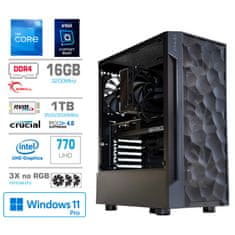 MEGA TWR S7 računalo, Intel Core i5-12600K, 16GB, SSD1TB, Intel 770, W11P