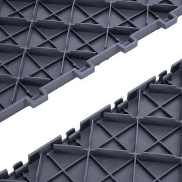 VEVOR Podne pločice za garažu 305x305x13.4 mm siva