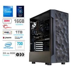 MEGA TWR S7 računalo, Intel Core i5-12400, 16GB, SSD1TB, Intel 730, Brez OS