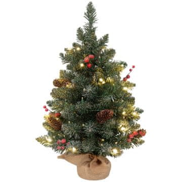 Homestar Božićno drvce s LED osvjetljenjem 60 cm zeleno bijelo