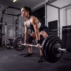 Northix Olimpijski kotač za utege od 5 kg, crni, od lijevanog željeza