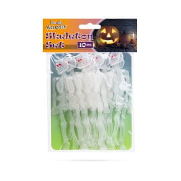 Family Set fluorescentnih kostura - ukras za Noć vještica - 10 dijelova