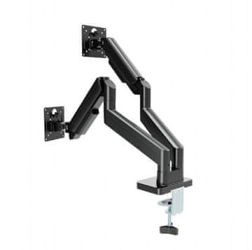 Gembird MA-DA2-06 podesivi stolni nosač za dva monitora 17"-32" 10 kg crni