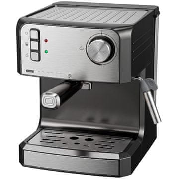 Homestar Aparat za espresso 20 bara s pjenilicom za mlijeko i spremnikom za vodu od 1,6 l crni