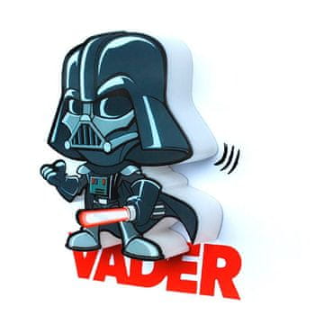 Northix Mini 3D svjetlosni efekt Darth Vadera za obožavatelje Ratova zvijezda