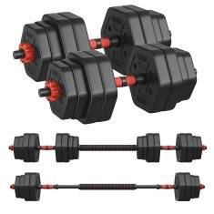 Songmics Set bučica heksagonalni 135x21.8x21.5 cm Crni
