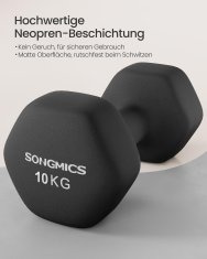 Songmics Set bučica 2 komada 27x13 cm crne boje