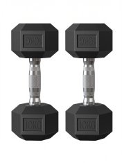 Songmics Set bučica heksagonalnih 31x13.5x11 cm crne boje