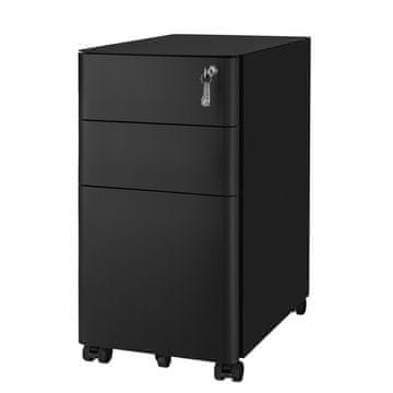 Songmics Ormarić za arhiviranje 46x30x59.2 cm Crni