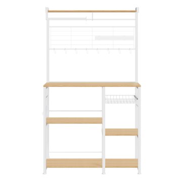 Songmics Kuhinjska polica 42x90x167.3 cm smeđa