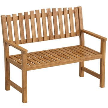 Homestar Vrtna klupa za 2 osobe 112x64x92 cm prirodno drvo