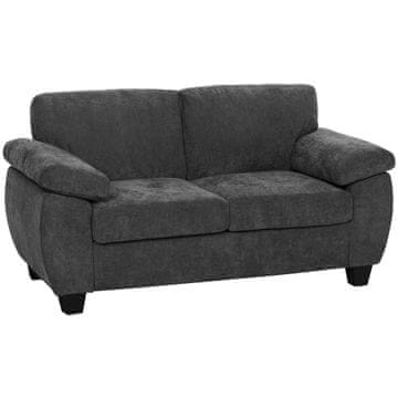 Homestar dvosjed 156x77x81 cm tamnosivi