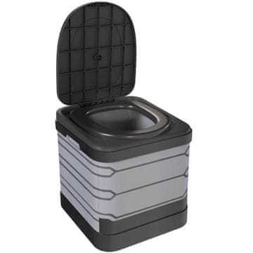 Homestar Kamperski WC 42x46x435 cm Sivi sklopivi