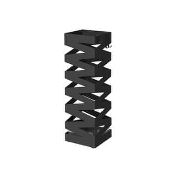 Songmics Stalak za kišobrane, 15.5x15.5x49 cm, crna