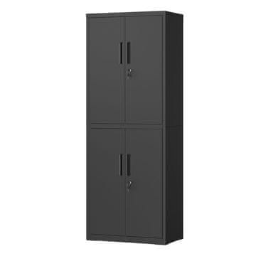 Songmics Ormarić za arhivu 40x60x180 cm Crni