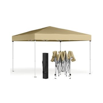 Songmics Paviljon 3x3x2.6 m Bež, materijal: čelik