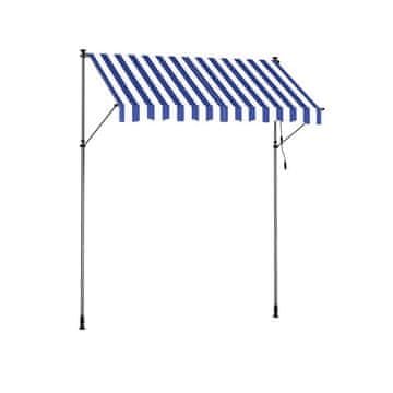 Songmics Tenda podesive visine 250x120 cm plava