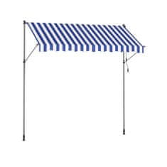 Songmics Tenda visine podesive 300x120 cm Plava