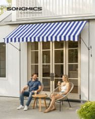 Songmics Tenda visine podesive 300x120 cm Plava