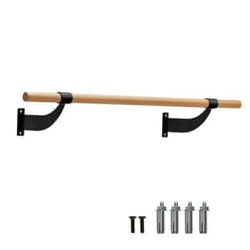 Costway Zidna baletna šipka 120 cm crna