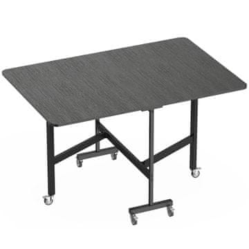 Homestar Sklopivi stol za blagovanje 120x80x73 cm Crni