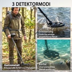 Homestar Metalni detektor 106-131x22x30 cm Crni