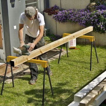 Costway Sklopivi nosači za pilu 2 komada 92x48x74 cm