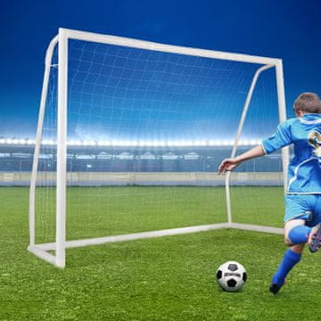 Costway Nogometni gol 12'x6', 8'x6', 6'x4' s klinovima za tlo i nogometnim čunjevima