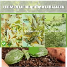 Homestar Vrtni komposter 240L 78x75x78 cm Crni
