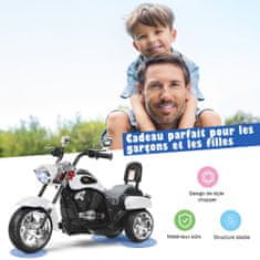 Costway Dječji električni chopper motocikl 3 km/h