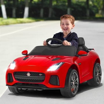 Costway Električni dječji automobil 12V s 2.4G daljinskim upravljačem crveni