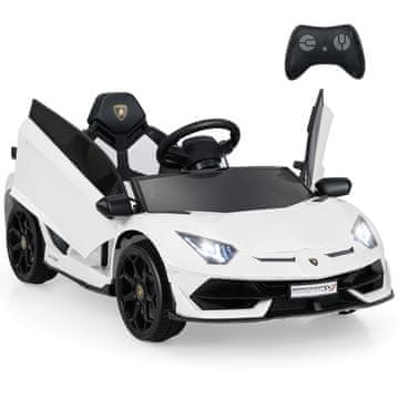 Costway 12V Električni Igrački Auto Lamborghini Daljinsko Upravljanje Bijeli
