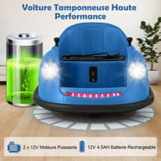 Costway Električni sudarac 12V za djecu plavi