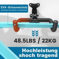Nikcorp Zidni nosač za bicikl, sklopivi, podesivi, nosivost 30 kg, čelik, 26-35 cm, rotacija 360°, za MTB, cestovne, električne, gradske bicikle, ušteda prostora, sigurna montaža