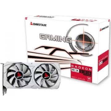 Biostar Radeon RX 580 8GB bijela D5 grafička kartica