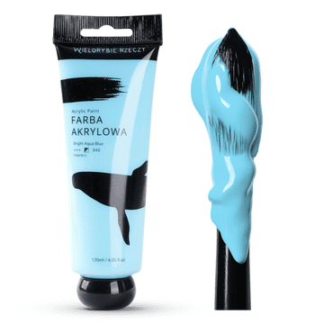 Akrilna umjetnička boja aqua blue, plava, 120ml, Velrybie stvari