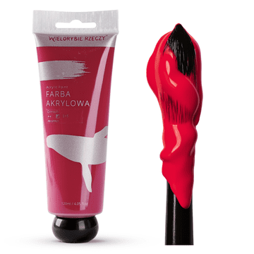 Akrilna umjetnička boja crveni crimson 120 ml u tubi