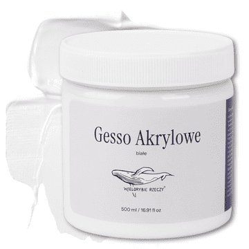 Gesso temeljni akrilni premaz bijeli za boje univerzalni veliki 500ml