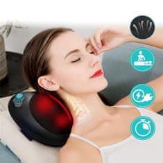 Masažni jastuk za shiatsu masažu leđa, vrata, nogu i tijela PRO-Comfy30W-01