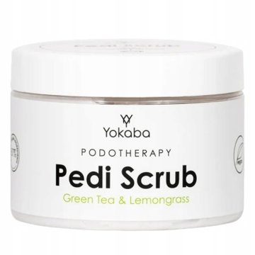 Yokoba Pedi Scrub zeleni čaj, piling za zaglađivanje stopala 300g
