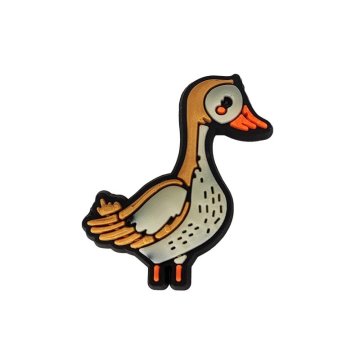 Gumena oznaka za Crocs, emblem našivak, farma patka 399-02 OS
