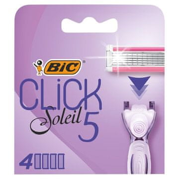 Bic Bic Click Soleil 5 ulošci za ženski brijač - 4 komada