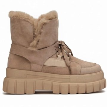Ženske čizme na platformi, antilop, Blera Camel 37